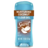 Secret Fresh Clear Gel Antiperspirant and Deodorant for Women, Coconut Scent, 2.6 oz