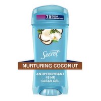 Secret Fresh Clear Gel Antiperspirant and Deodorant for Women, Coconut Scent, 2.6 oz