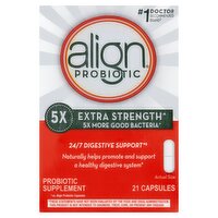 Align Probiotic Extra Strength 24/7 Digestive Support Probiotic Supplement, 21 count