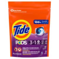 Tide Pods 3-in-1 Spring Meadow Detergent Actual Size, 31 count, 23 oz