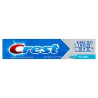 Crest Baking Soda & Peroxide Whitening Fresh Mint Toothpaste, 5.7 oz