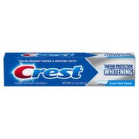 Crest Tartar Protection Whitening Cool Mint Toothpaste, 5.7 oz