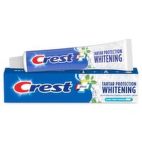 Crest Plus Tartar Protection Toothpaste, Whitening Cool Mint, 5.7 oz, 5.7 Ounce
