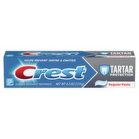 Crest Tartar Protection Regular Fluoride Anticavity Toothpaste, 4.2 oz