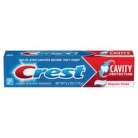 Crest Regular Fluoride Anticavity Toothpaste, 4.2 oz