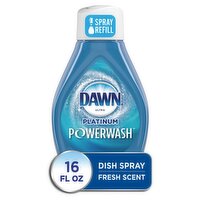 DAWN Ultra Platinum Powerwash Fresh Scent Dish Spray Refill, 16 fl oz