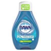 Dawn Platinum Powerwash Dish Spray, Dish Soap, Apple Scent Refill, 16oz