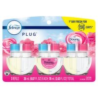 Febreze Plug April Fresh Scented Oil Refills, 0.87 oz, 3 count