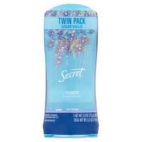 Secret Lavender Antiperspirant Twin Pack Great Value, 2.6 oz, 2 count