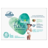 Pampers Pure Protection Diapers Super Pack, Size 6, 35+ lb, 42 count