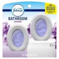 Febreze Bathroom Lavender Air Freshener, 0.25 fl oz, 2 count