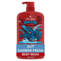 Old Spice Body Wash for Men, 24/7 Shower Clean with Lasting Scent, Rich Lather, Krakengard, 33.4oz
