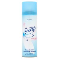 Secret Powder Fresh Aerosol Antiperspirant / Deodorant, 6 oz