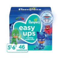 Pampers Pampers Easy Ups Training Underwear Boys Size 7 5T-6T 46 Count, 46 Each 