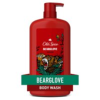 Old Spice Body Wash for Men, Bearglove, Long Lasting Lather, 30 FL OZ, 30 Fluid ounce