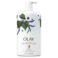 Olay Fresh Outlast Body Wash, Birch Water & Lavender, 30 fl oz, 30 Fluid ounce