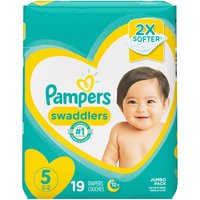 Pampers Swaddlers Diapers - Size 5, 19 each