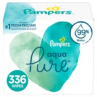 Pampers Aqua Pure Wipes, 336 count