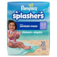 Pampers Splasher's Swim Diapers, Size 2-3, 13-24 lb, 20 count