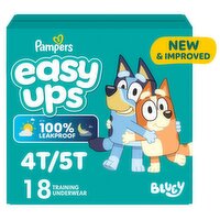 Pampers Easy Ups Training Pants Boys Size 4T/5T, 18 Count
