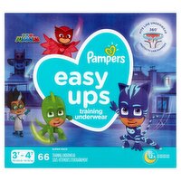 Pampers Easy Ups PJ Mask Training Underwear Super Pack, 30-40 lb, 66 count