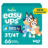 Pampers Easy Ups Girls & Boys Potty Training Pants, Size 5  (3T4T), 66 Count
