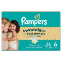 Pampers Swaddlers Diapers, Size S6, 84 Count