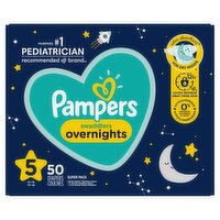 Pampers Swaddlers Overnight Diapers Size 5 50 Count