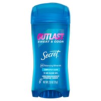 Secret Outlast Clear Gel Completely Clean Antiperspirant/Deodorant, 2.6 oz