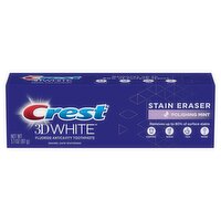 Crest 3D White Stain Eraser Teeth Whitening Toothpaste, Polishing Mint, 3.1 oz