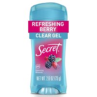Secret Fresh Clear Gel Antiperspirant and Deodorant for Women, Berry, 2.6oz