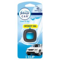 Febreze Car Linen & Sky Vent Clip Air Freshener, 0.06 fl oz
