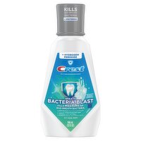 Crest Breath Bacteria Blast Mouthwash, Mint, 1L (33.8 fl oz)