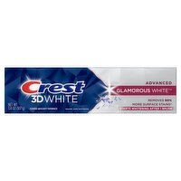 Crest 3D White Advanced Glamorous White Fluoride Anticavity Toothpaste, 3.8oz