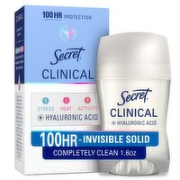 Secret Clinical Antiperspirant Deodorant for Women, 100HR Sweat & Odor Protection, 1.6 oz