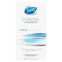 Secret Clinical Strength Clear Gel Completely Clean Antiperspirant/Deodorant, 1.6 oz