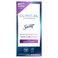 Secret Clinical Clean Lavender Antiperspirant Deodorant, 2.6 oz