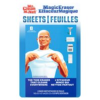 Mr. Clean MagicEraser Household Cleaning Sheets, 8 count, 8 Each