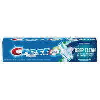 Crest Plus Deep Clean Effervescent Mint Toothpaste, 5.4oz
