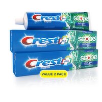 Crest Complete Plus Scope Outlast + Whitening Long Lasting Mint Fluoride Toothpaste, 5.4 oz