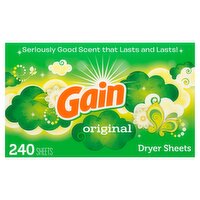 Gain Original Dryer Sheets, 240 count, 240 Each