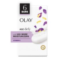 Olay Olay Age Defy Vitamin E Beauty Bars, 3.75 oz, 6 count, 6 Each 