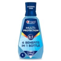 Crest Mouthwash Pro Health Multi-Protection, 6-in-1 benefits, Alcohol Free, Anticavity Fluoride Mou, 33.8 Fluid ounce