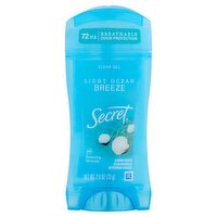 Secret Light Ocean Breeze Clear Gel Antiperspirant/Deodorant, 2.6 oz