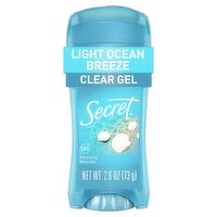Secret Clear Gel Light Ocean Breeze Antiperspirant/Deodorant, 2.6 oz