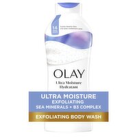 Olay Exfoliating Body Wash with Sea Salts, 22 fl oz, 22 Fluid ounce