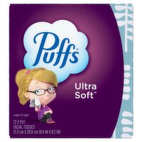 Puffs Ultra Soft Facial Tissues, 72 count, 72 Each