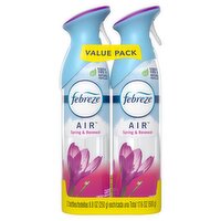 Febreze Air Spring & Renewal Air Refresher Value Pack, 8.8 oz, 2 count