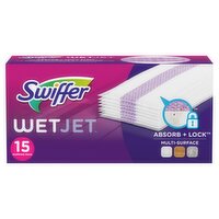 Swiffer WetJet Multi-Surface Mopping Pads, 15 count, 15 Each