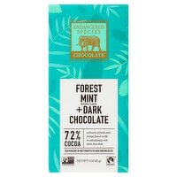 Endangered Species Chocolate Forest Mint + Dark Chocolate, 3 oz